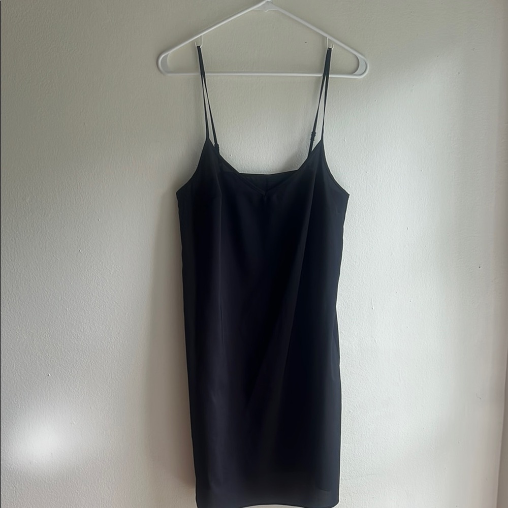 Elegant Black Slip Dress